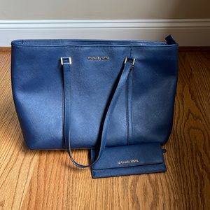 Michael Kors tote and wallet